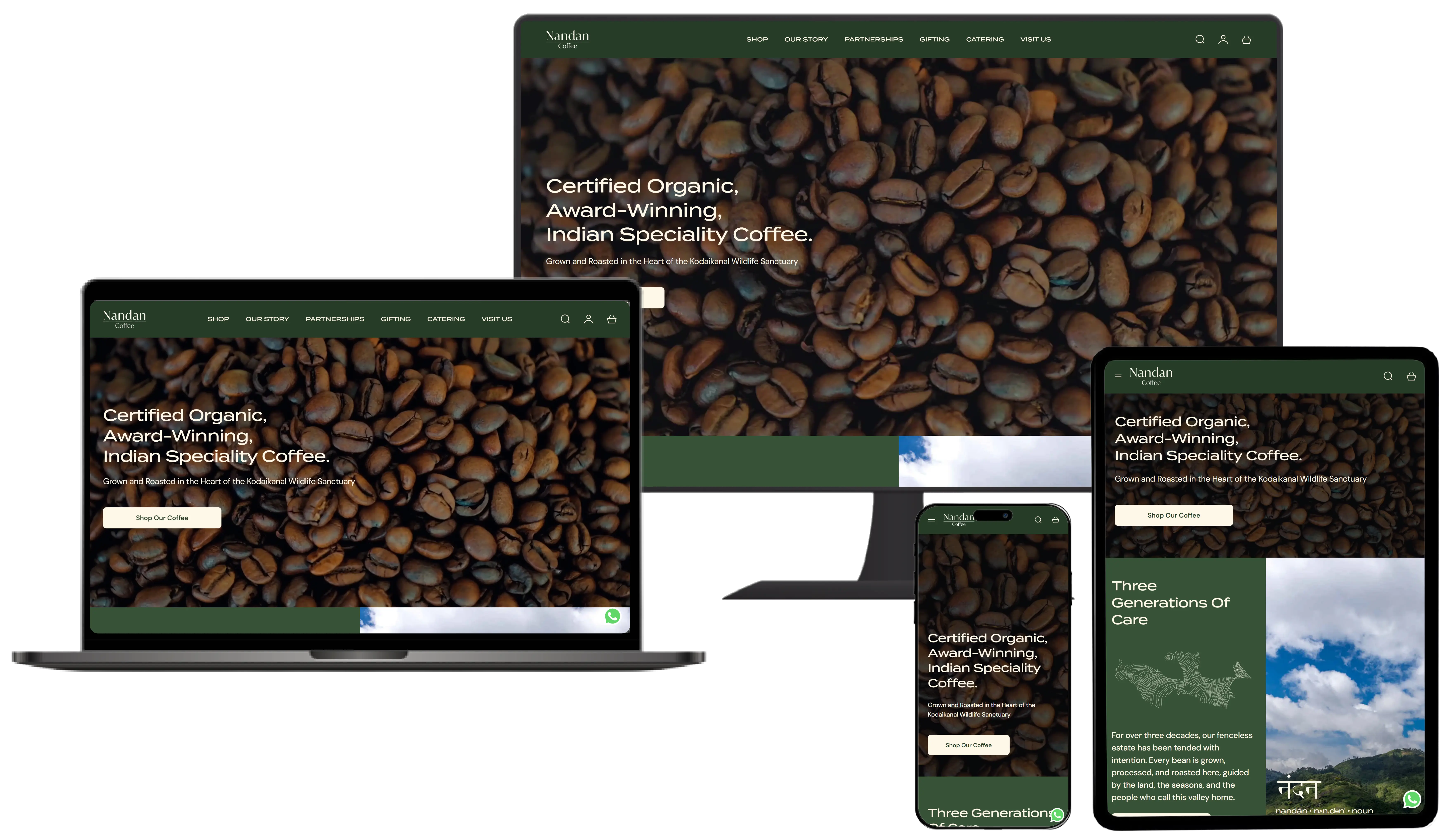 Nandan Coffee - Hire Shopify Experts - Shopify plus development - Shopify development experts